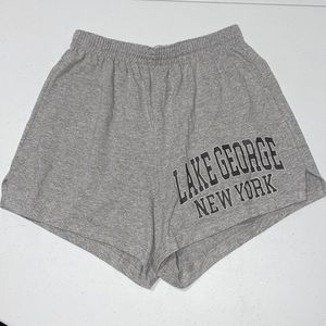Grey Lake George Sweat Shorts Size M